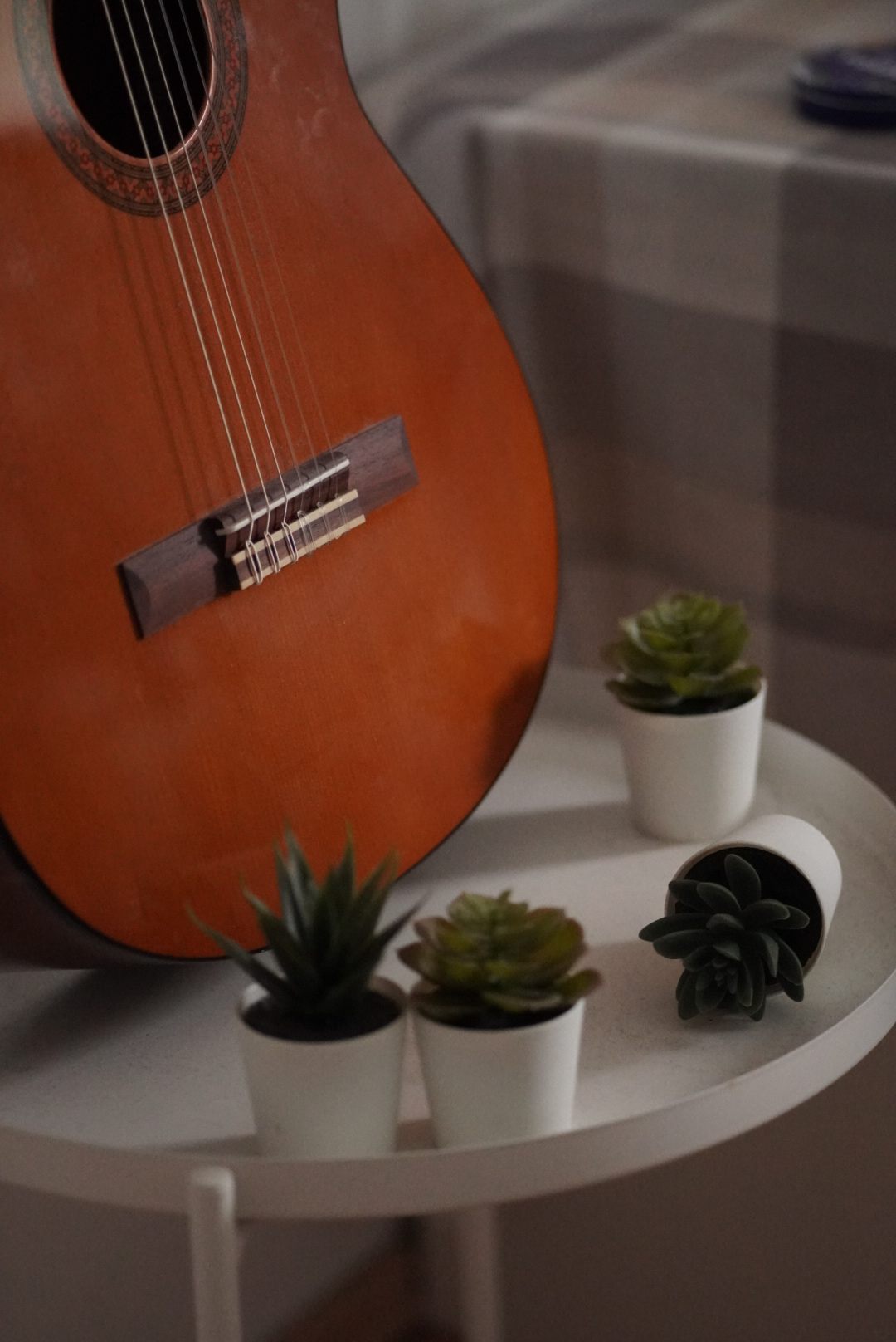 Classical guitar still life