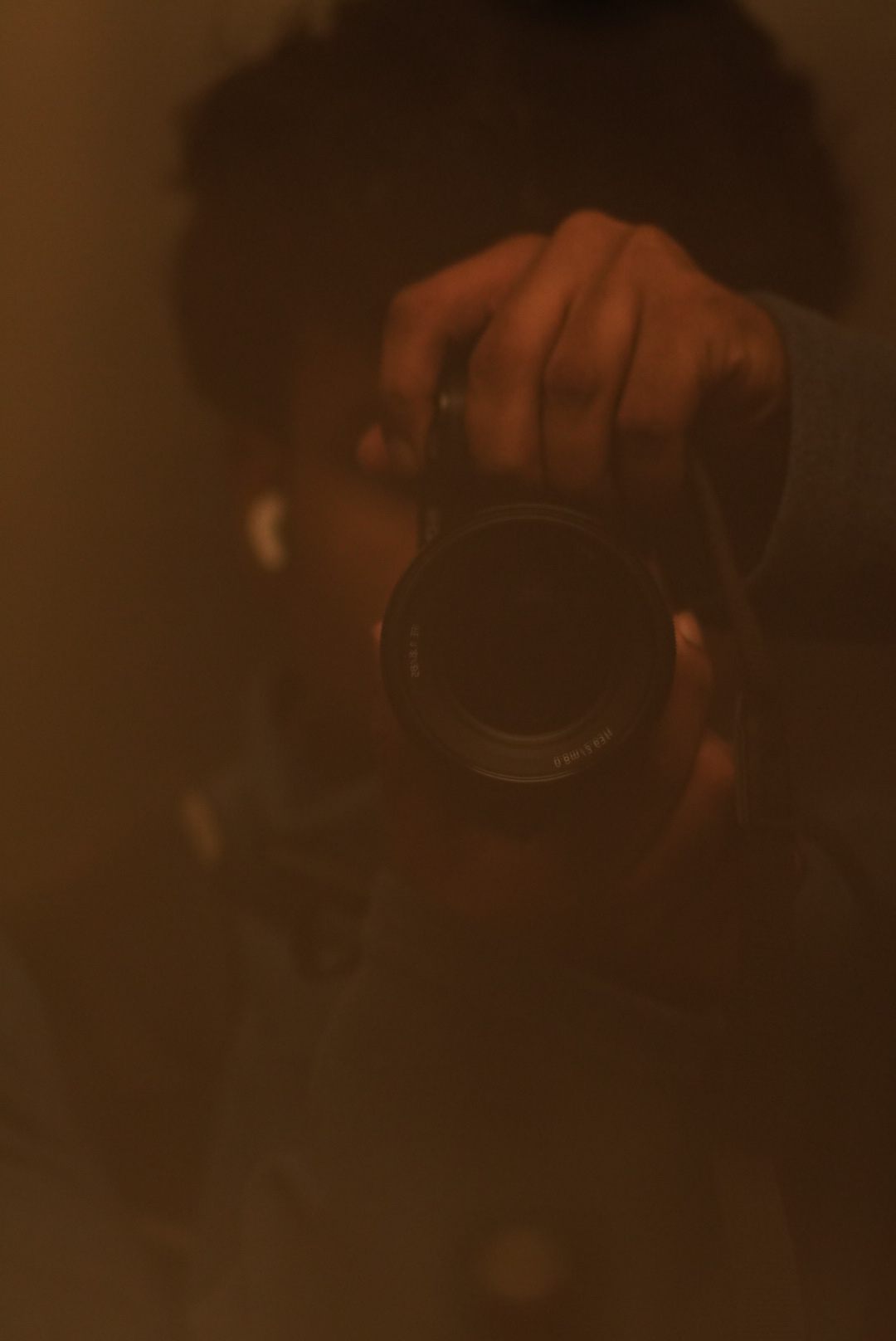 Holding a camera in low light