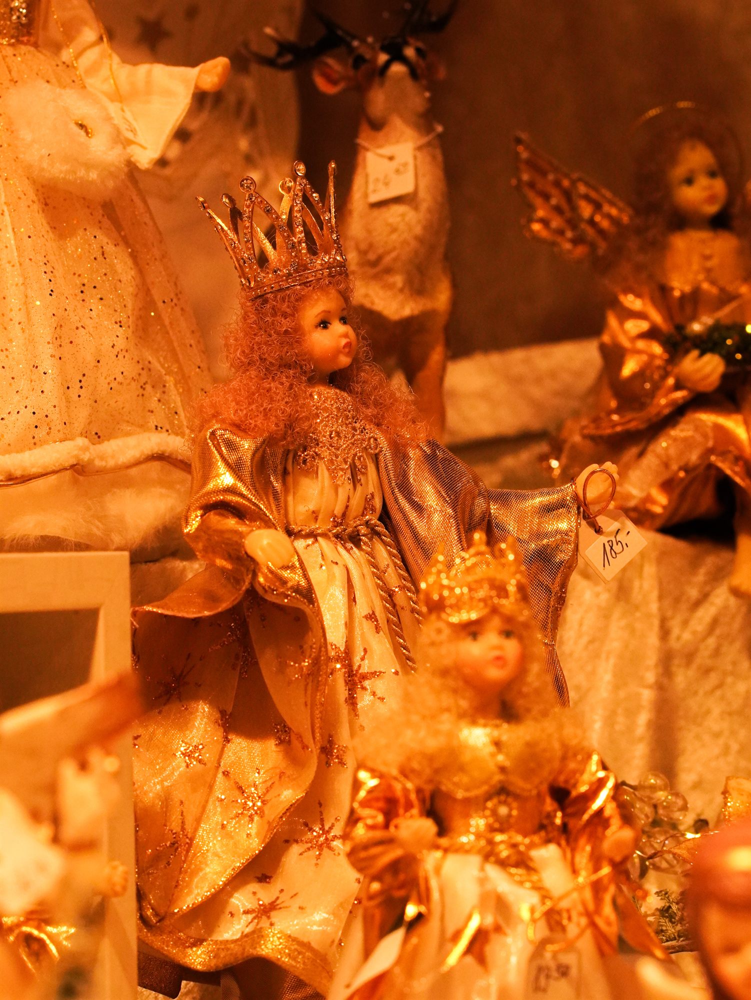 Nativity figures in warm light