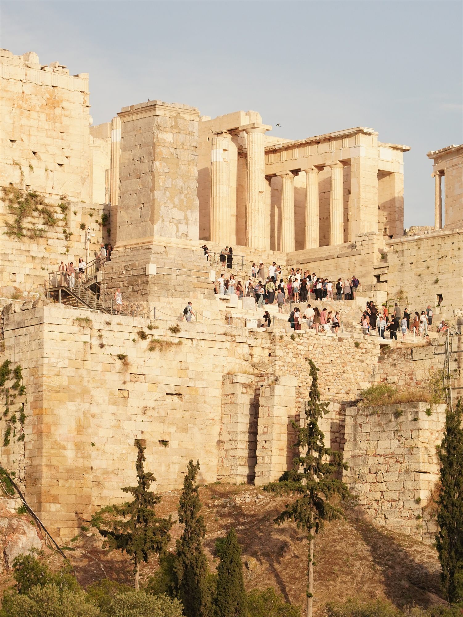 Ancient ruins of the Acropolis, Athens